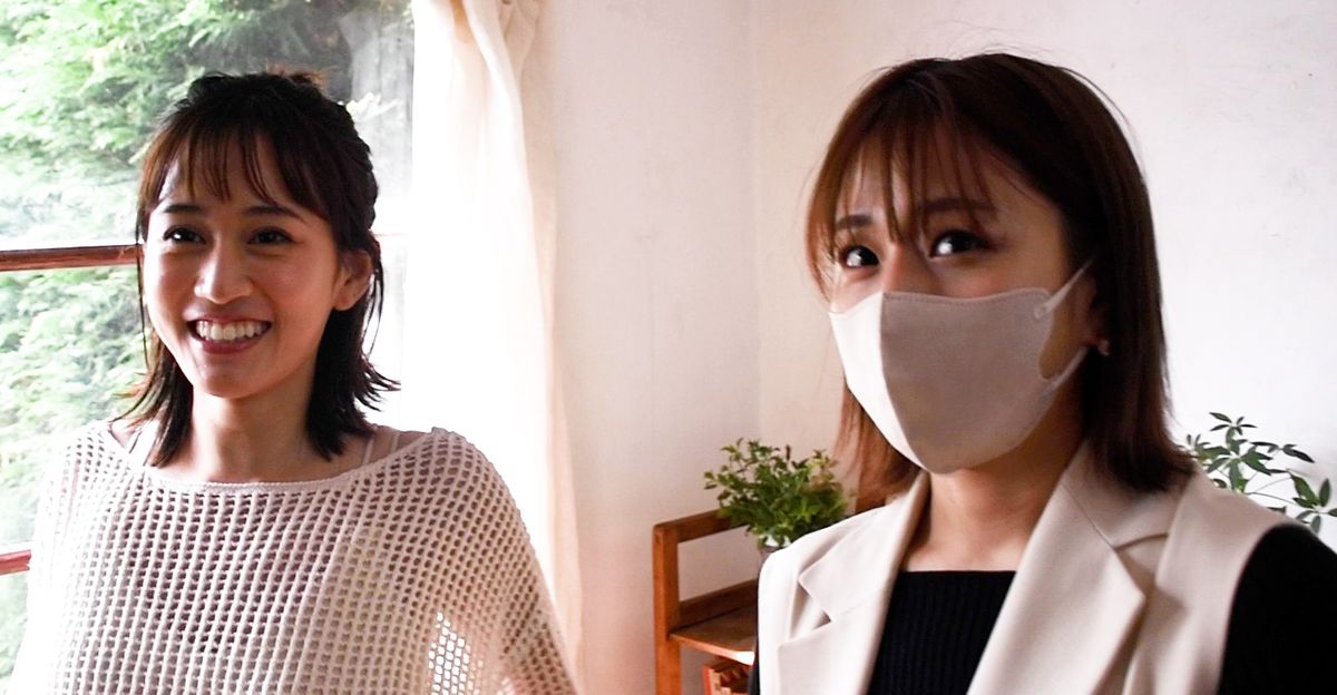 元AKB48の（左）前田敦子さんと（右）島田晴香さん