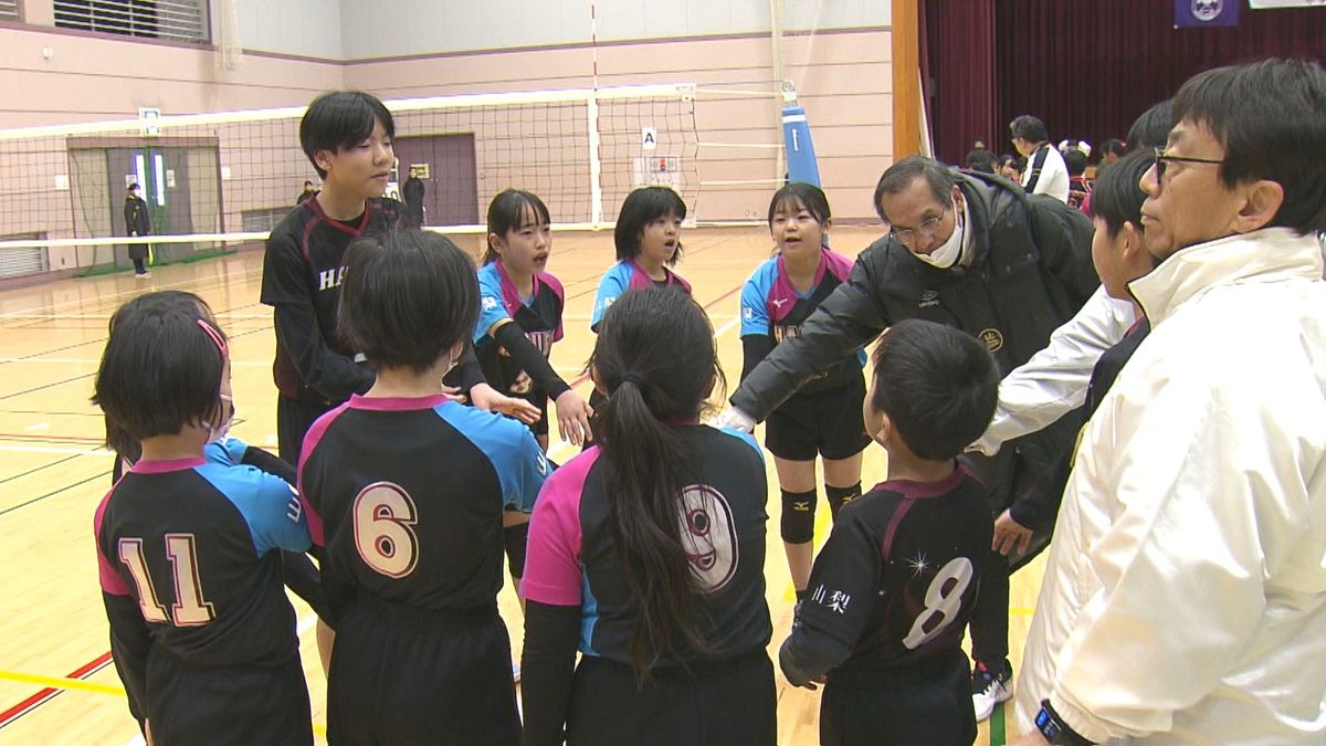 小学生混合で優勝した羽黒