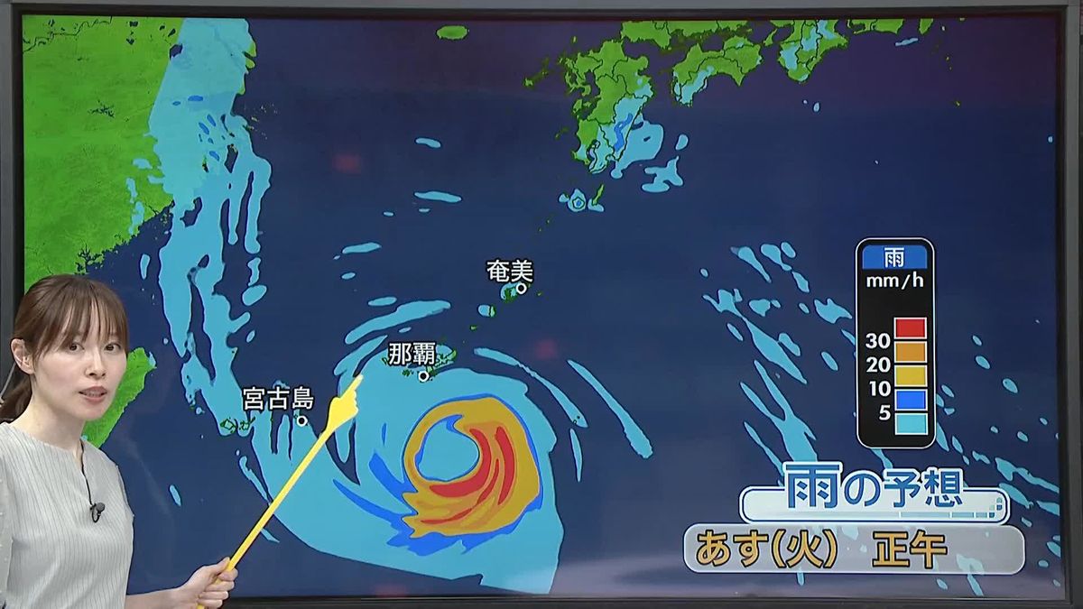 【天気】台風接近の沖縄は大荒れ　広い範囲で不安定な天気に