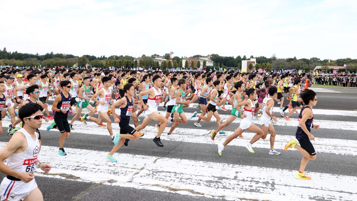 “過去最悪のコンディション”箱根駅伝予選会がスタート　すでに気温は23.2度と“暑さ”との戦い　10位以内を目指し全43校が激突