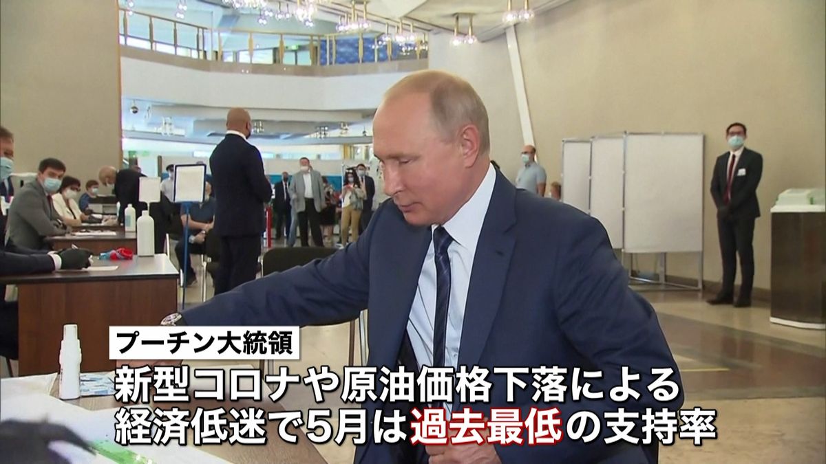 ロシア“憲法改正の是非”全国投票始まる