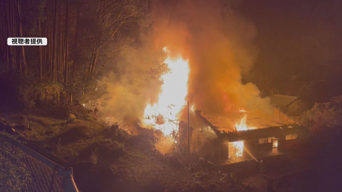 県本土に“乾燥注意報”　鹿児島市で３棟全焼１人が死亡　出火原因の特定には時間がかかる見通し