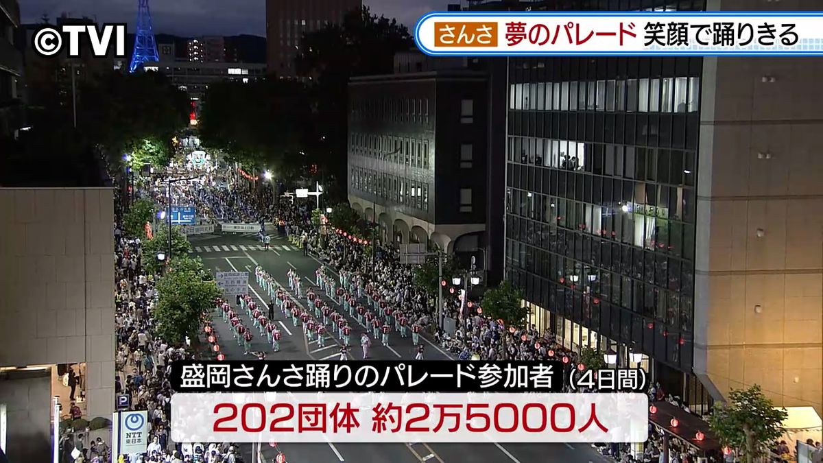 【盛岡さんさ踊り】盛岡の夏を彩る風物詩・4日間を振り返る　初参加の団体は笑顔で踊り切る　岩手