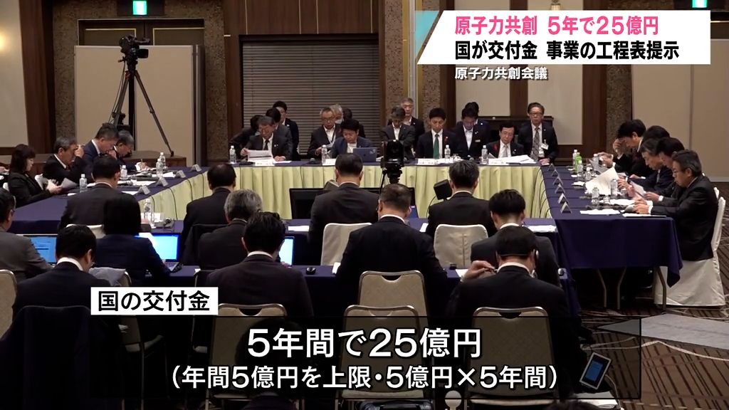 原子力共創　国から青森県に5年25億円の交付金用意　防災・医療拠点、避難道路の整備へ