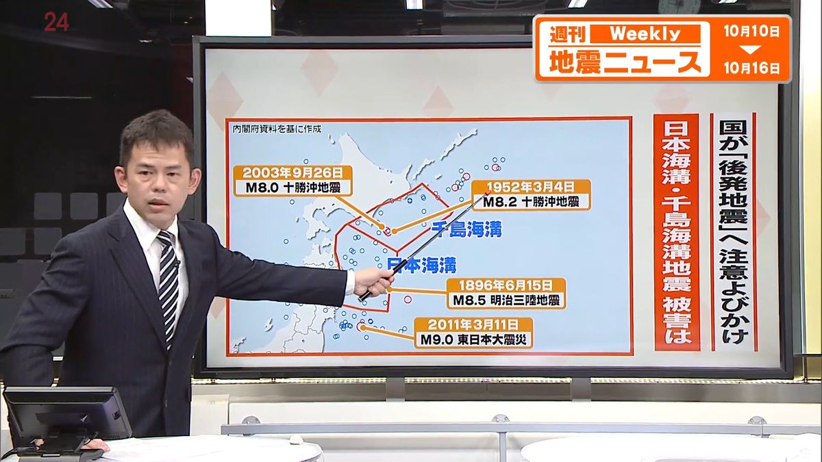 【解説】津波に警戒！　最大死者約20万人日本海溝・千島海溝地震とは？　M7地震直後にM8発生も…「後発地震注意情報」で備える