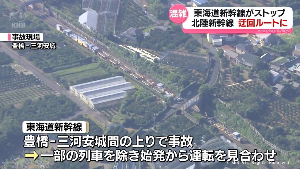 東海道新幹線ストップで北陸新幹線混雑　富山発着の列車にも影響