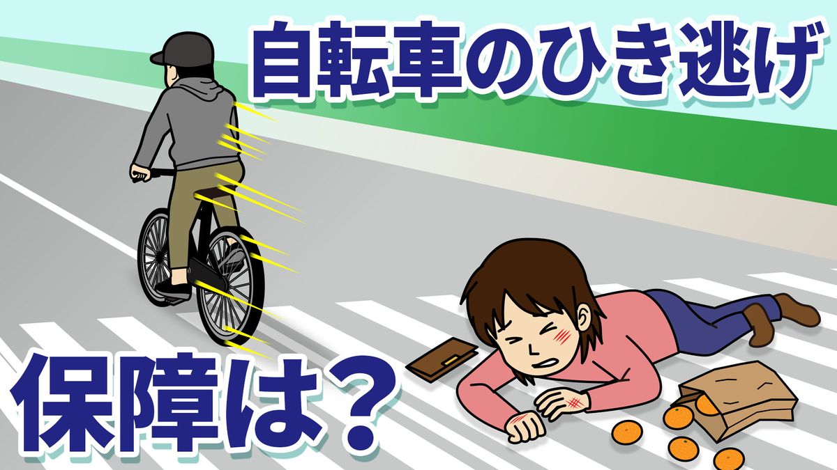 被害者は「泣き寝入り…」治療費は“自己負担”自転車ひき逃げ事故でけがしても保障はなし？#みんなのギモン