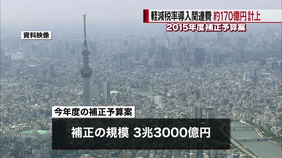 “軽減税率”対策費に１７０億円計上か