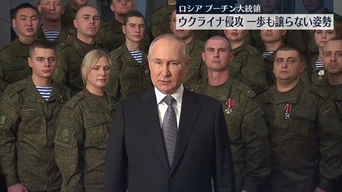 プーチン氏が国民に向けテレビ演説「我が国が独立を保てるよう勝利する」