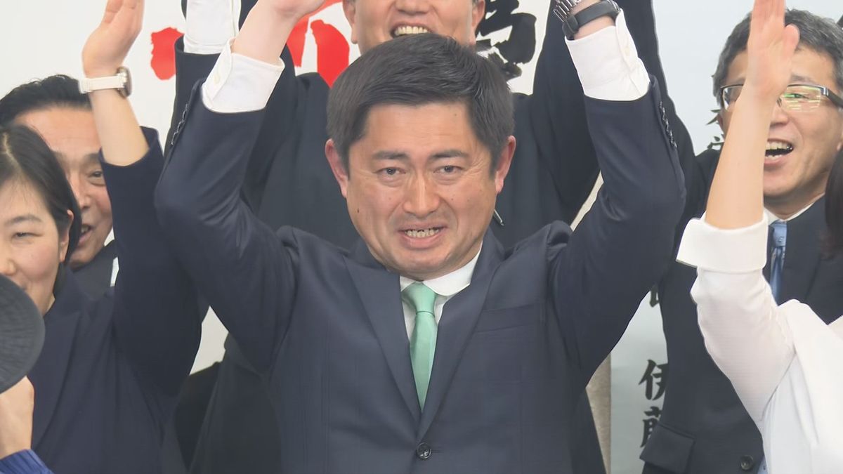 「多くの市民の力による勝利」柳井市長選　5選を果たした現職・井原健太郎氏喜び語る