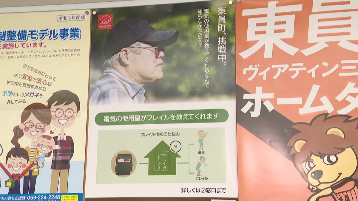 離れて暮らす家族は元気？　“電力データ”で健康状態を見守る新サービス　三重・東員町が新たな取り組み