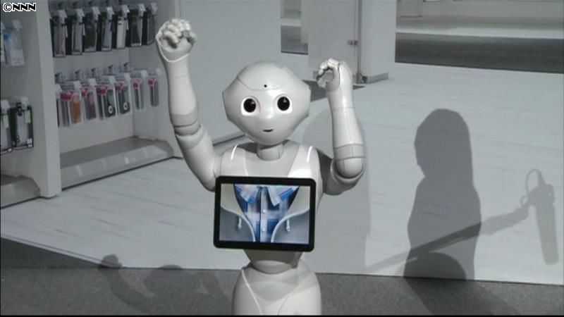 ＳＢロボット事業本格参入“感情ロボ”発表