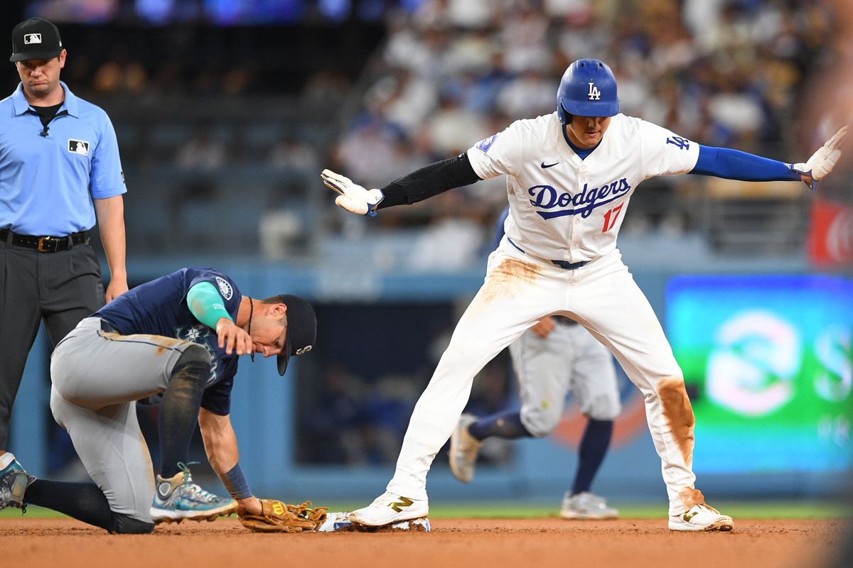 今季38個目の盗塁を決めた大谷翔平選手（写真:アフロ）