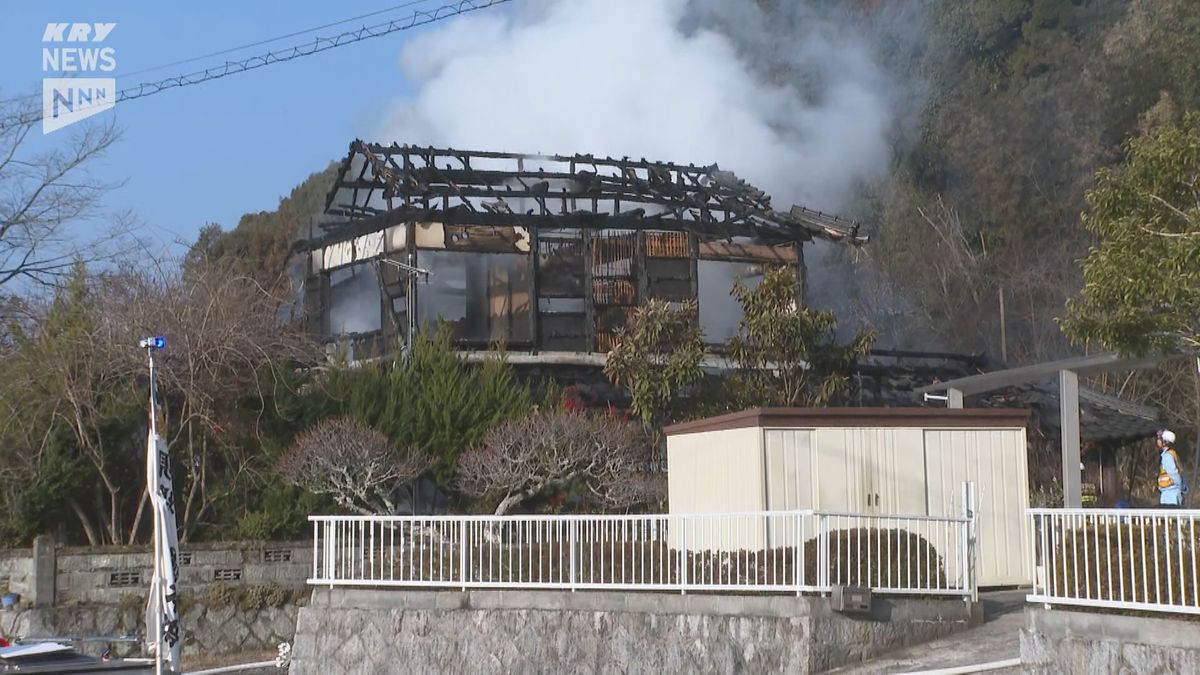 【速報】岩国市周東町下久原で住宅火災…焼け跡から1人の遺体見つかる