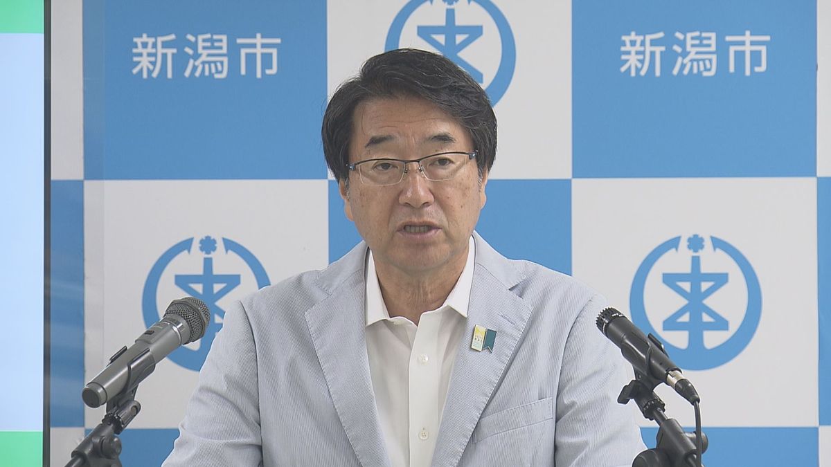 【新潟市】 体調不良の中原市長　この週末に復帰予定も　症状改善せず療養を継続を発表　復帰のめどは未定 《新潟》