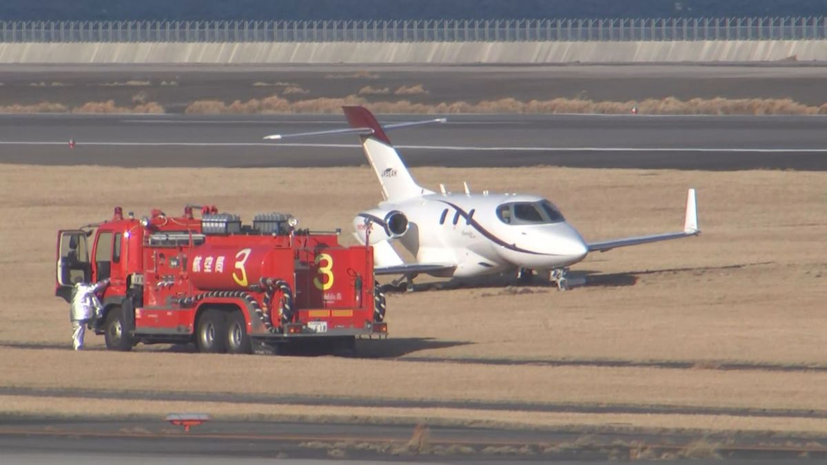 航空重大インシデントに　大分空港で訓練中の小型機が滑走路外れて停止　けが人なし　大分