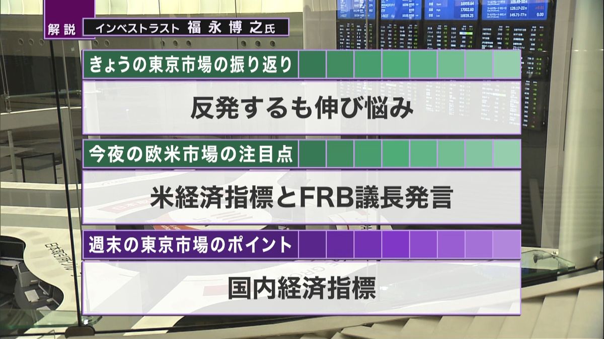 株価見通しは？　福永博之氏が解説