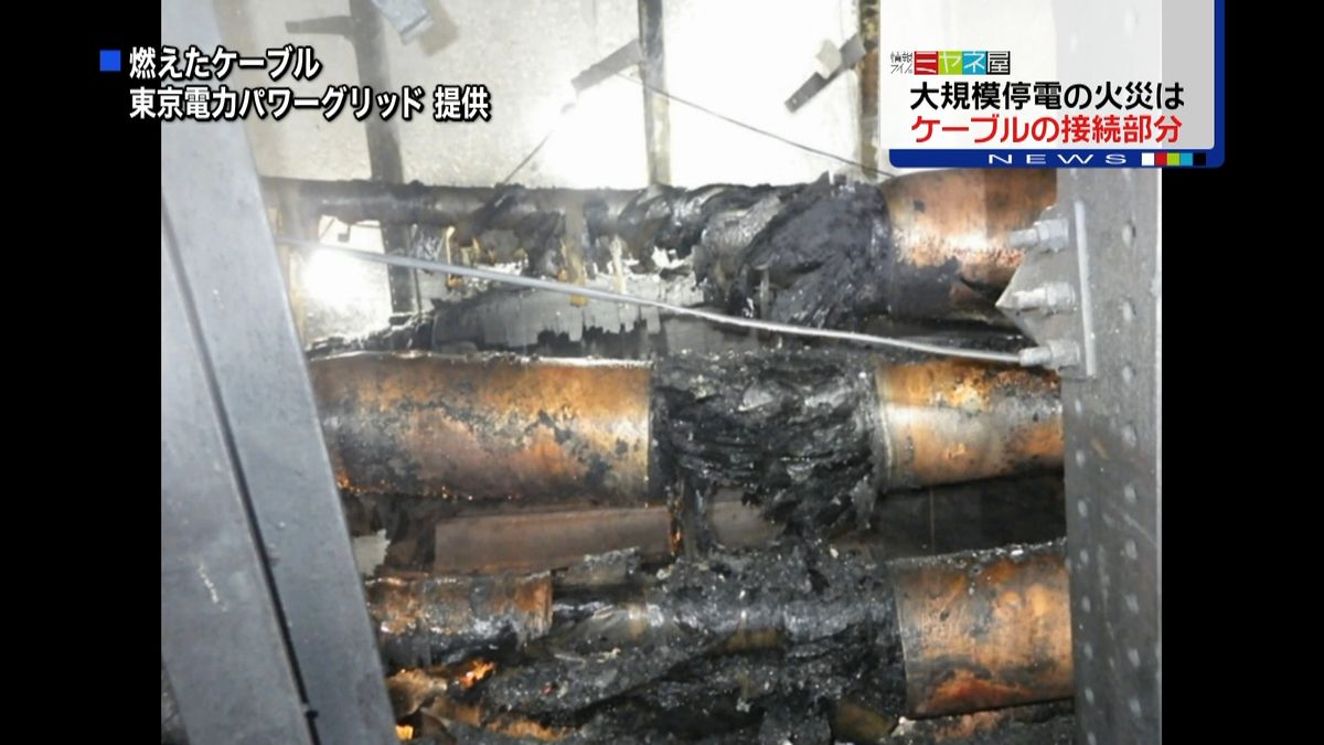 大規模停電　東電が調査結果・現場写真公開