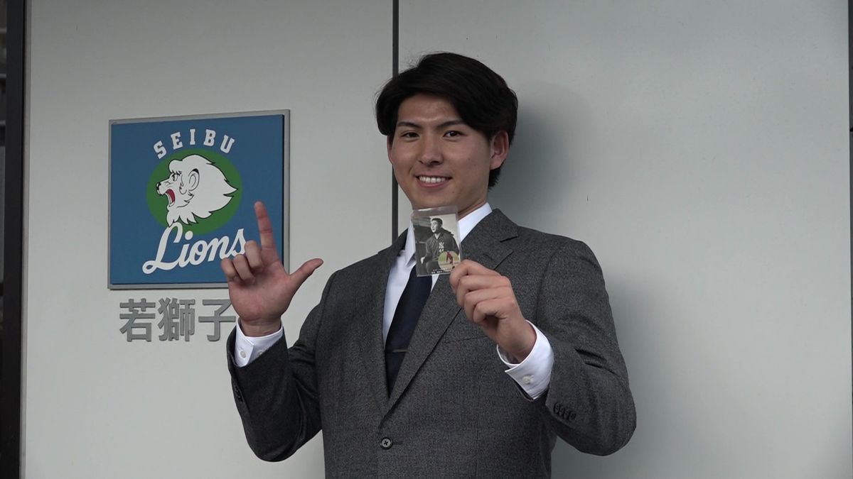 【西武】ドラフト1位・武内夏暉が入寮　背番号21の東尾修氏のカードを持参　レジェンドの後を追う