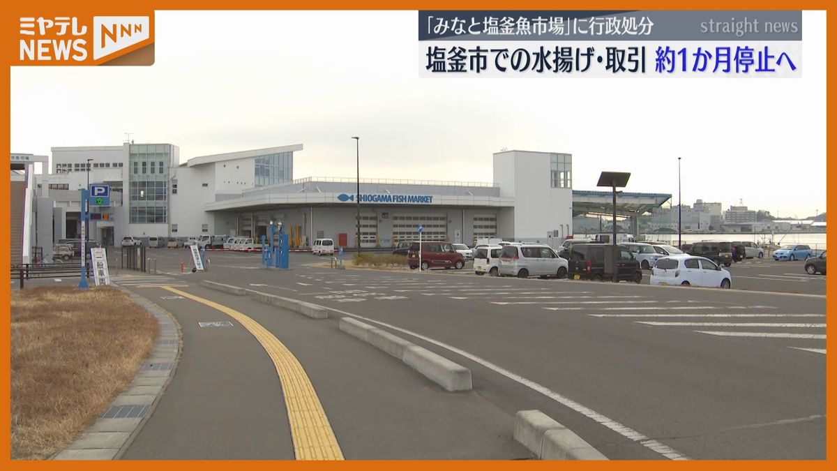 1か月間、魚市場の使用停止…架空名義会社に支払った卸売会社　宮城・塩釜市