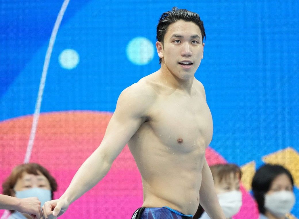 競泳カツオが日本新で五輪「新カツオです」