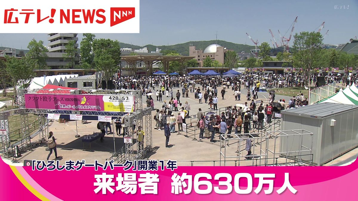 【開業１年】ひろしまゲートパークに約６３０万人が来場