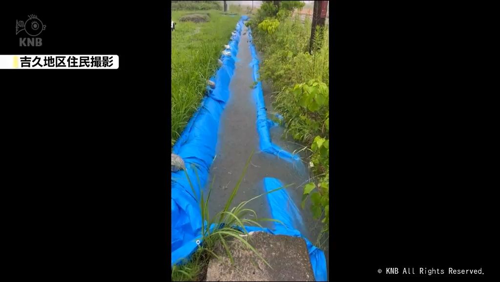 富山県内に大雨警報・洪水警報　液状化被害の吉久地区の住民　大雨に不安感