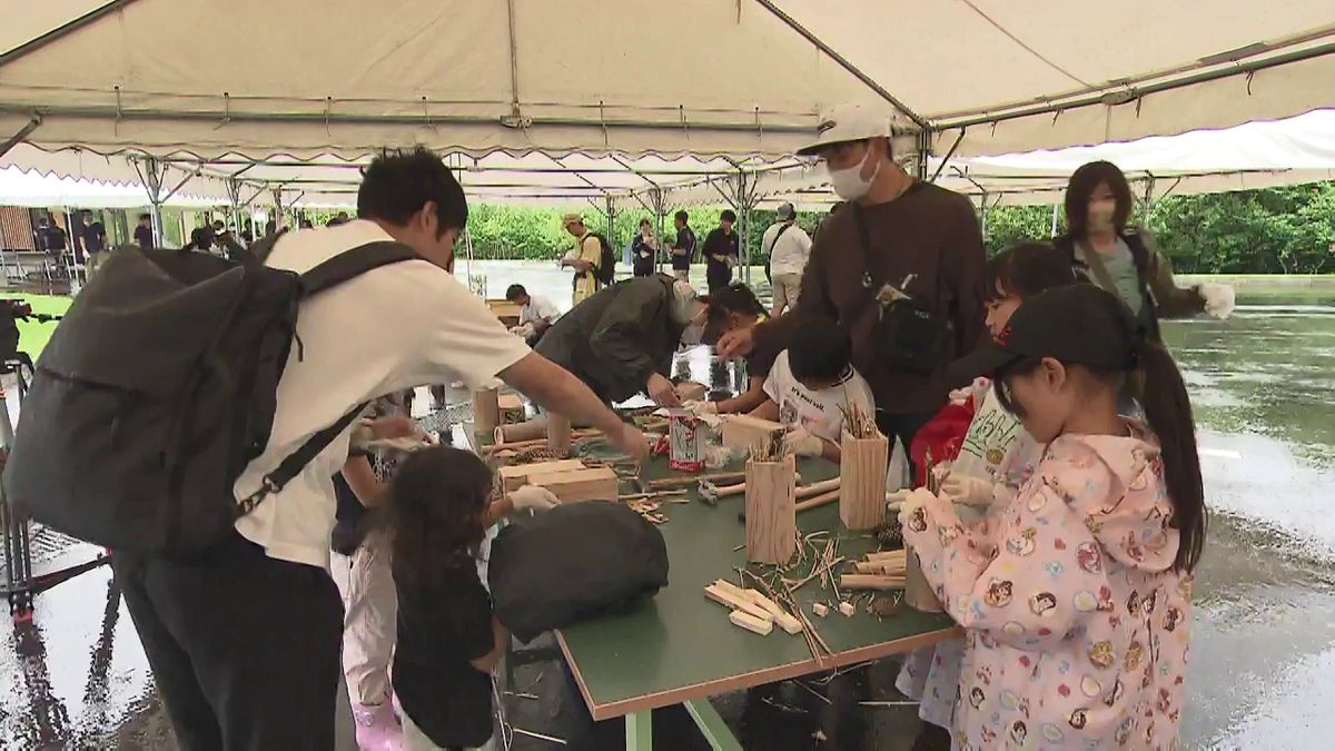 【虫のホテルづくりにワクワク】子どもたちが自然を守る大切さ学ぶ