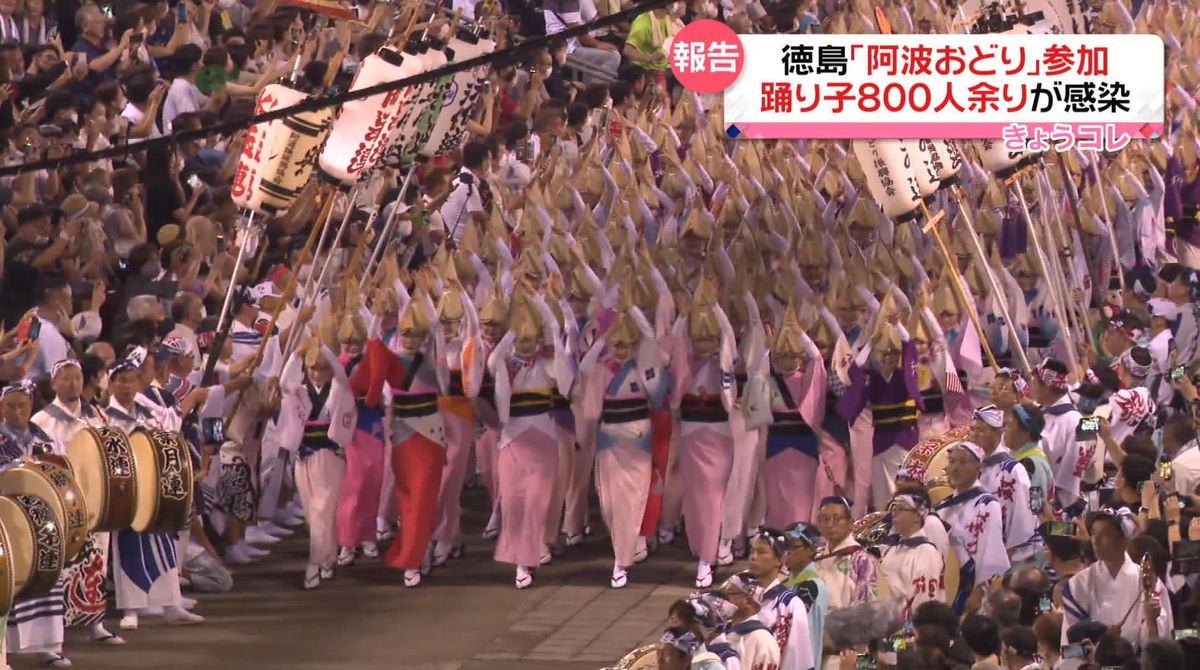 徳島「阿波おどり」踊り子800人余りが新型コロナ“感染”　約4人に1人が…