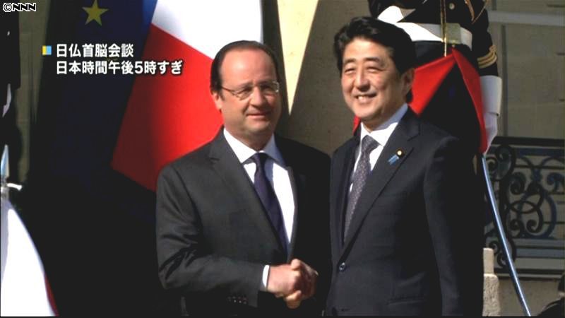 日仏首脳会談　高速炉開発協力強化など確認