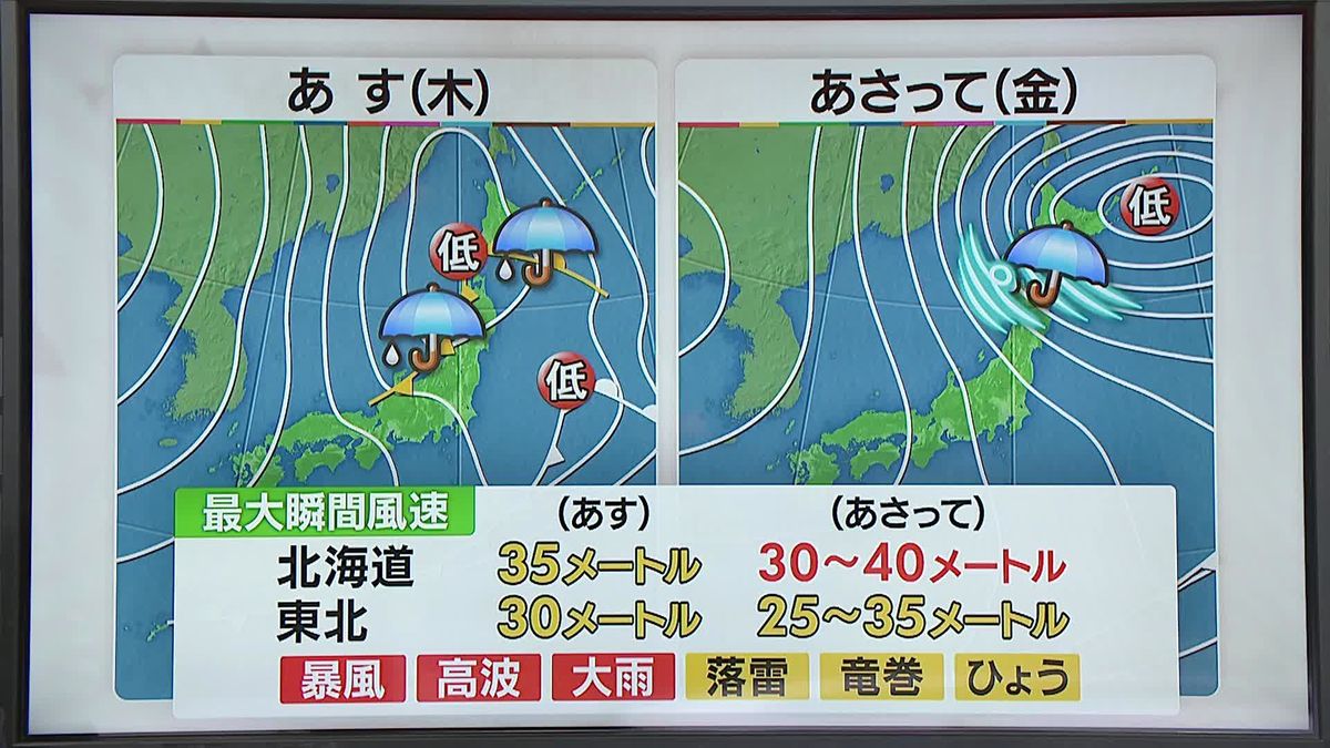 【天気】北日本や日本海側を中心に雨　東京は昼間晴れて暑い…気温の変化に注意