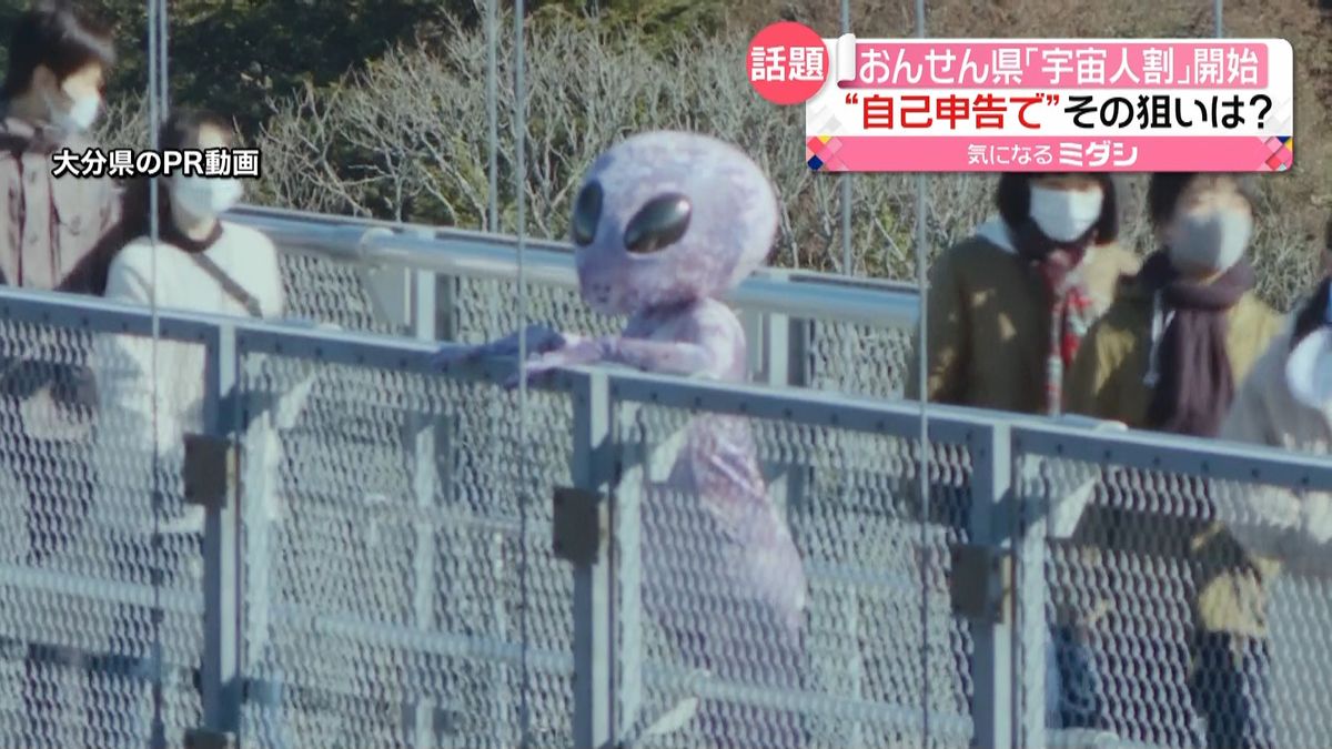 おんせん県が「宇宙人割」開始　その狙いは