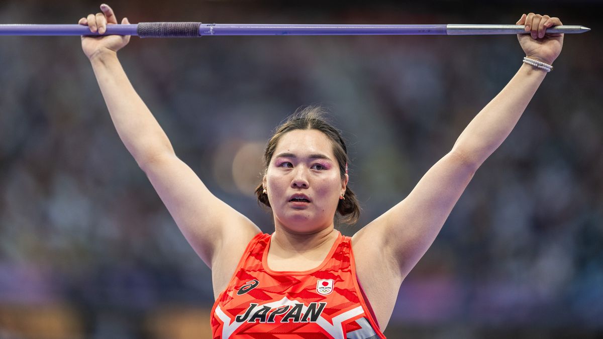 やり投げ・北口榛花選手(写真：アフロ)