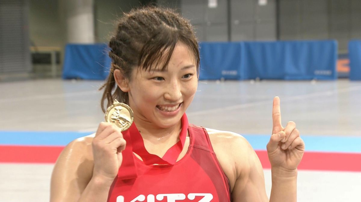 五輪連覇をかけ、世界選手権へ出場が内定したレスリング･須崎優衣選手