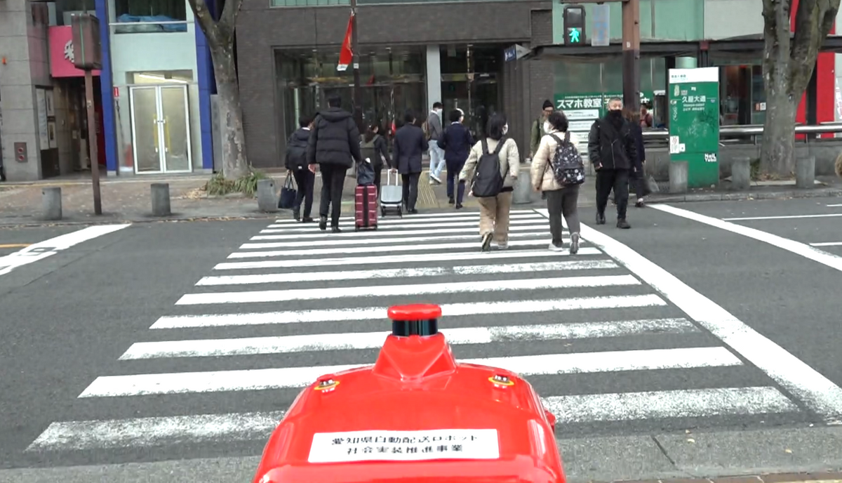 青信号でも横断歩道を渡らないデリロ