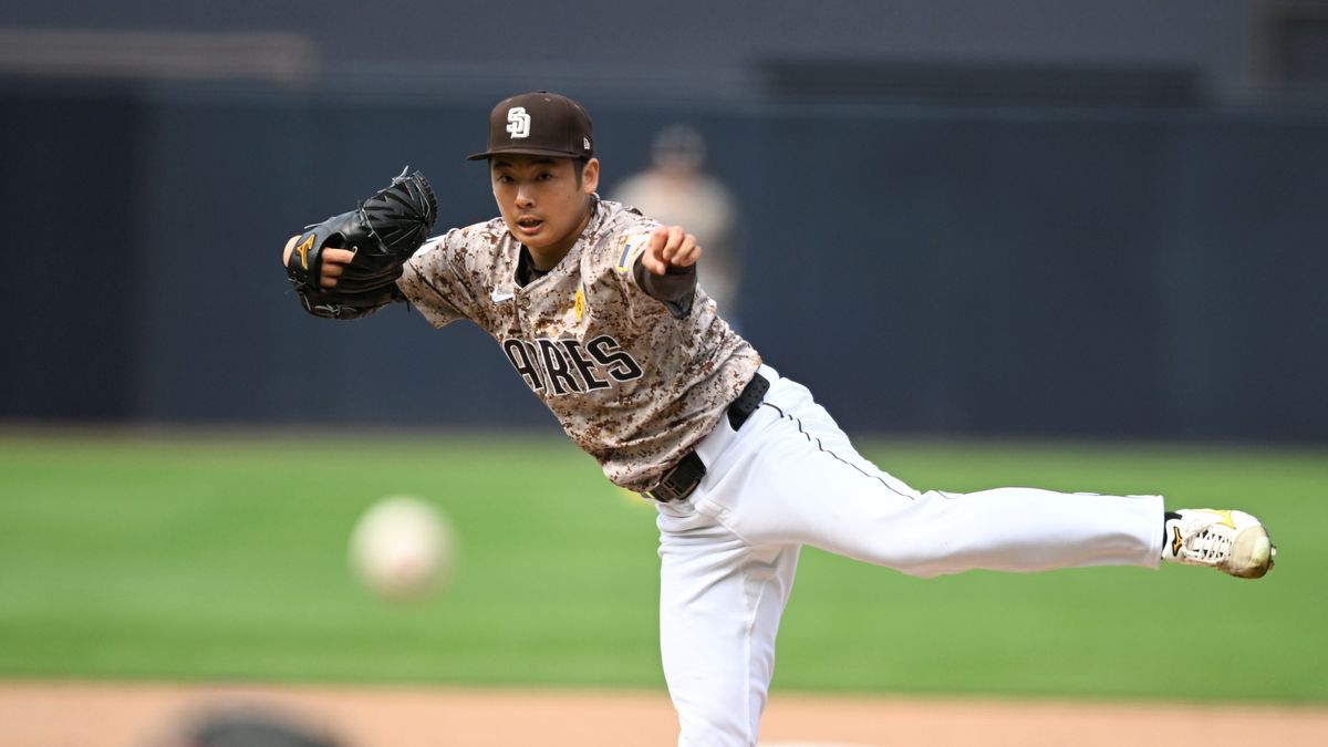パドレスの松井裕樹投手(写真:AP/アフロ)