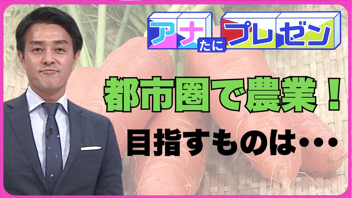 新鮮な野菜と食農教育がつなぐ地域のコミュニティ　広島の都市近郊で農業を行う男性の取り組み【アナたにプレゼン・テレビ派】