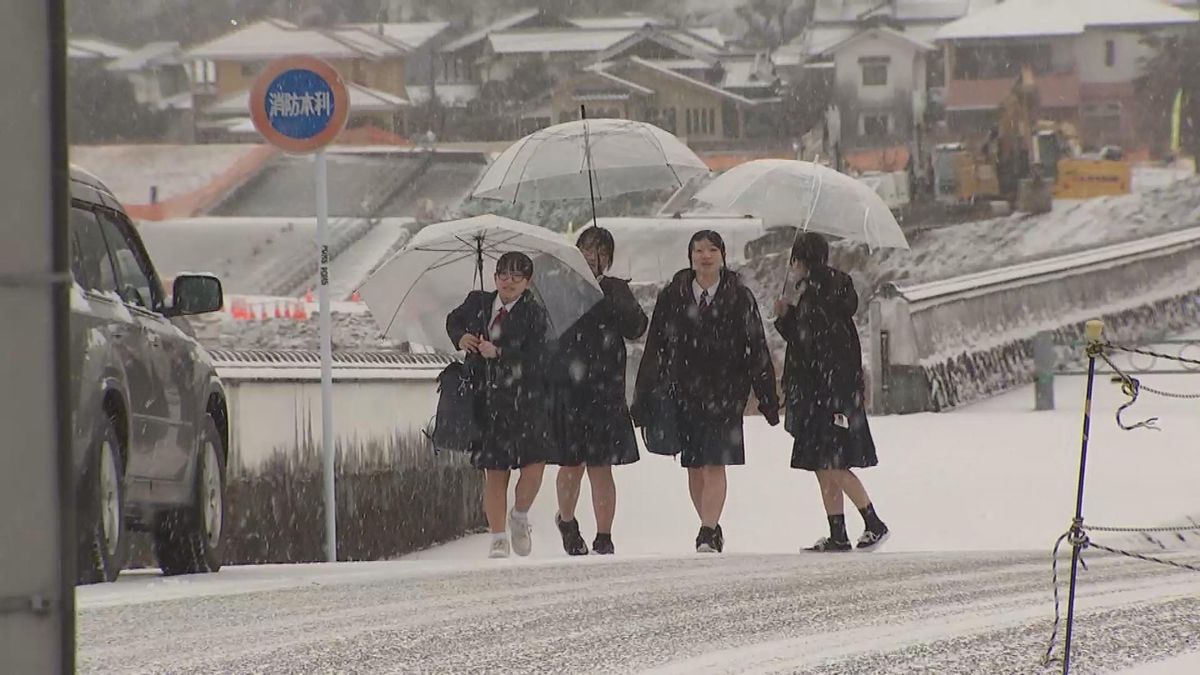 7日から8日にかけて山地、平地ともに再び「大雪」となる恐れ　大分