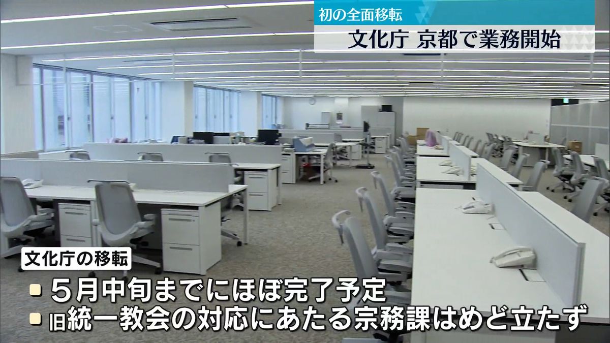 文化庁移転、京都で業務開始…“統一教会”対応の宗務課はメドたたず