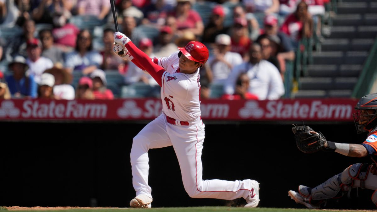 第8号HRを放った大谷翔平選手(写真：AP/アフロ)