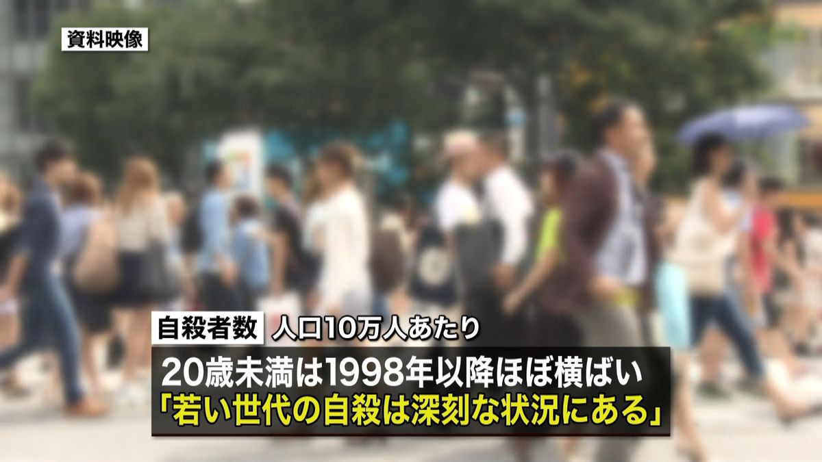 若い世代は「深刻な状況に」自殺対策白書