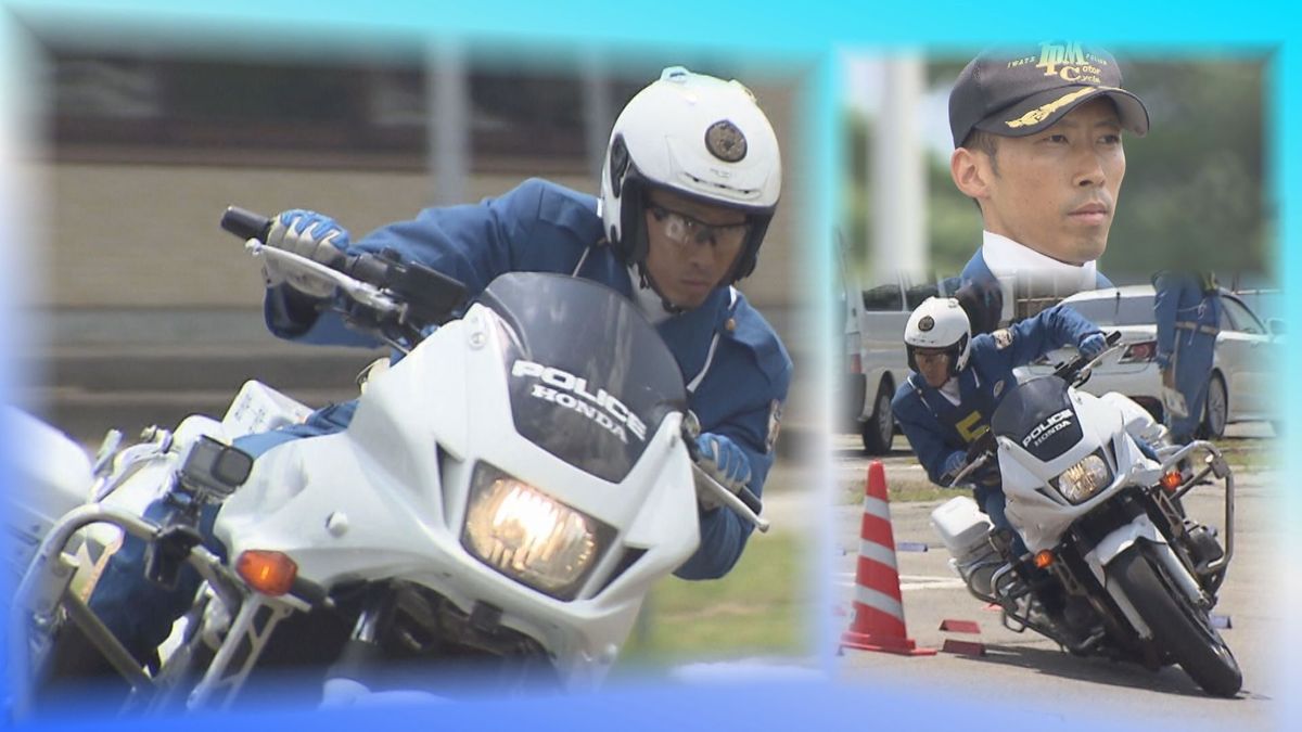 【鍛錬】岩手県警察白バイ隊員　27歳の「特別訓練員」　全国の頂点に挑む姿に密着