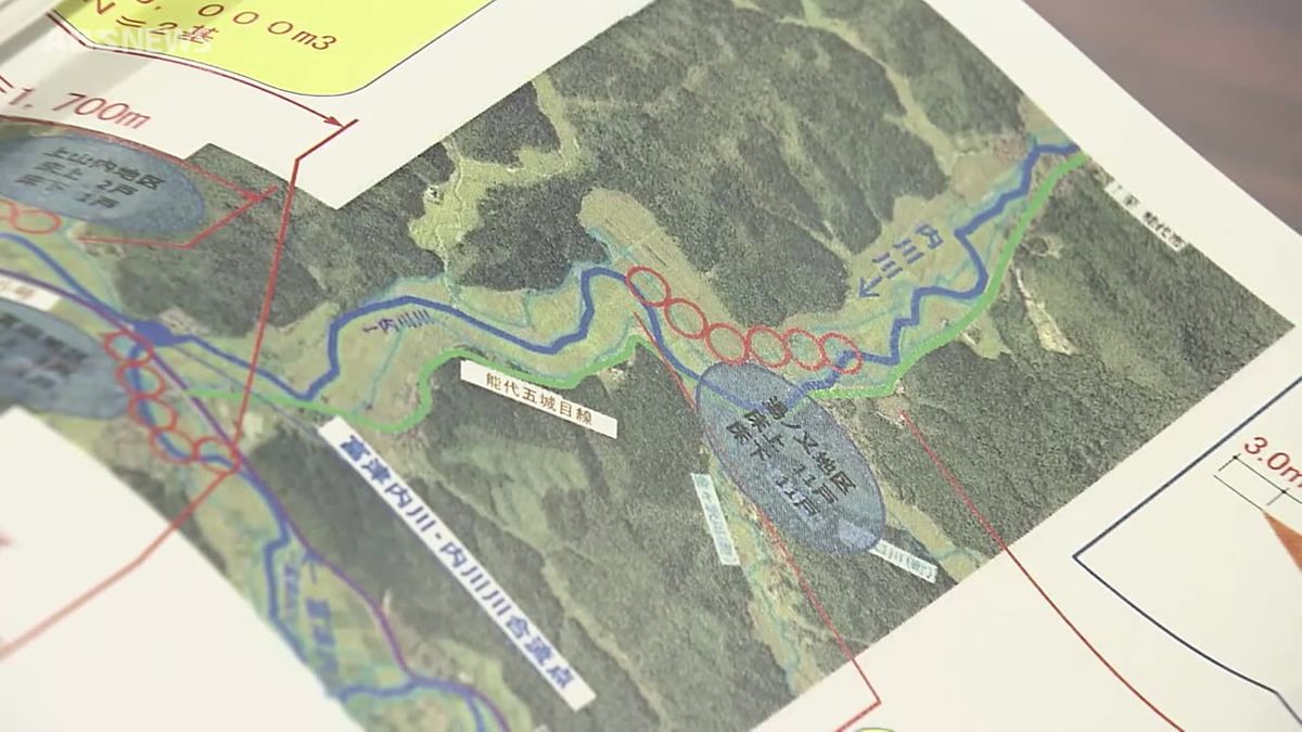 五城目町の河川改修工事　県の諮問機関が「妥当」と判断