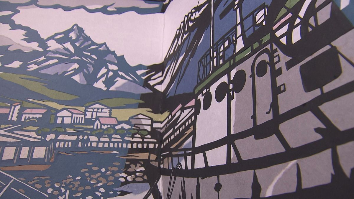 四季の風景「切り絵」で表現 前田尋さん作品展 春夏秋冬テーマに 山梨・身延町