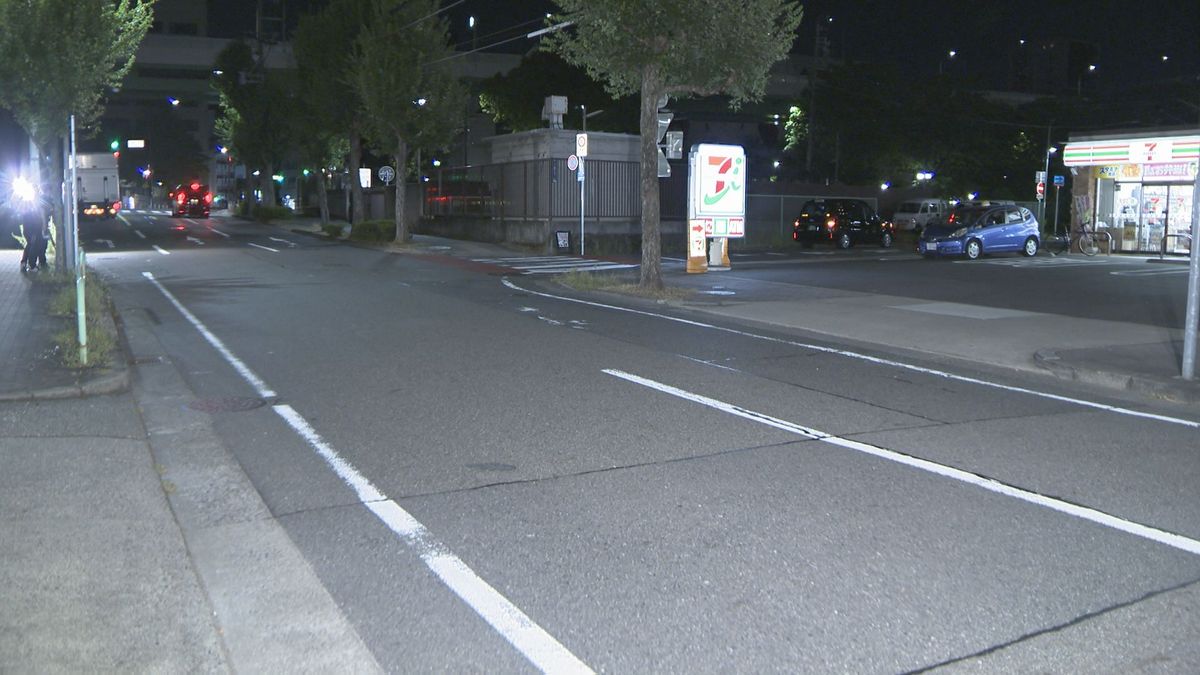 バイクがキックスケーターをひき逃げ　男性が重傷　名古屋・中区　　