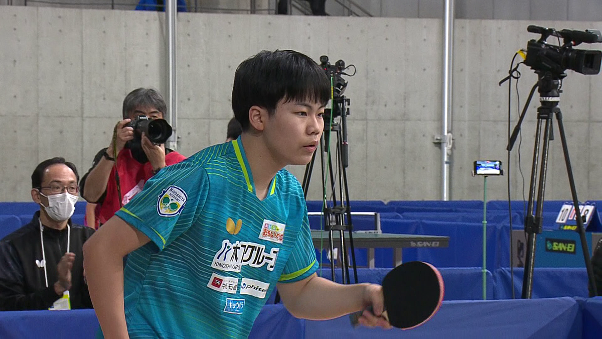【卓球】男子ジュニア・松島輝空が準々決勝へ　3試合全てストレート勝ちと第1シードの貫禄見せる