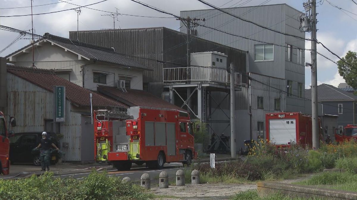 工場で“有毒ガス”発生　「臭化水素」含む薬品を熱しすぎ･･･有毒ガス発生か　3人搬送いずれも軽傷　名古屋・西区