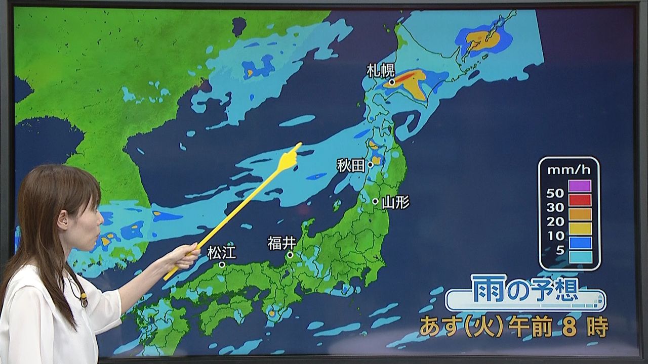 【天気】関東では40℃に迫る暑さに　北海道や東北北部で激しい雨のおそれ