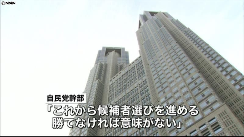 各政党、都知事選の候補者選びを開始