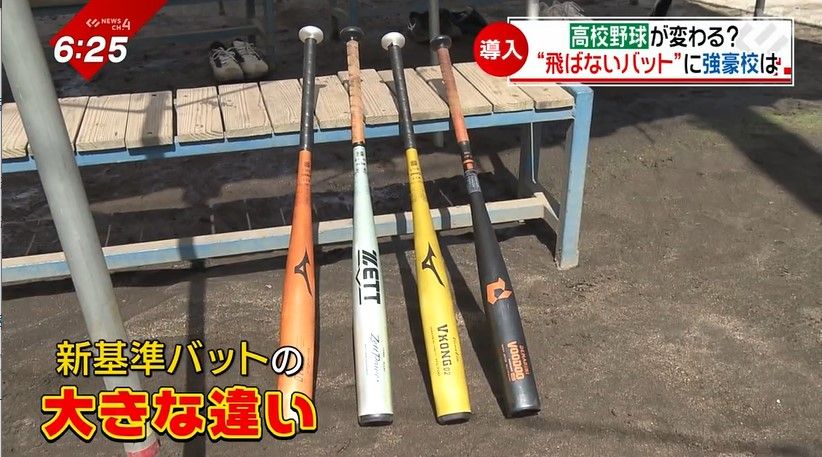 センバツ今大会から正式に導入された新基準バット